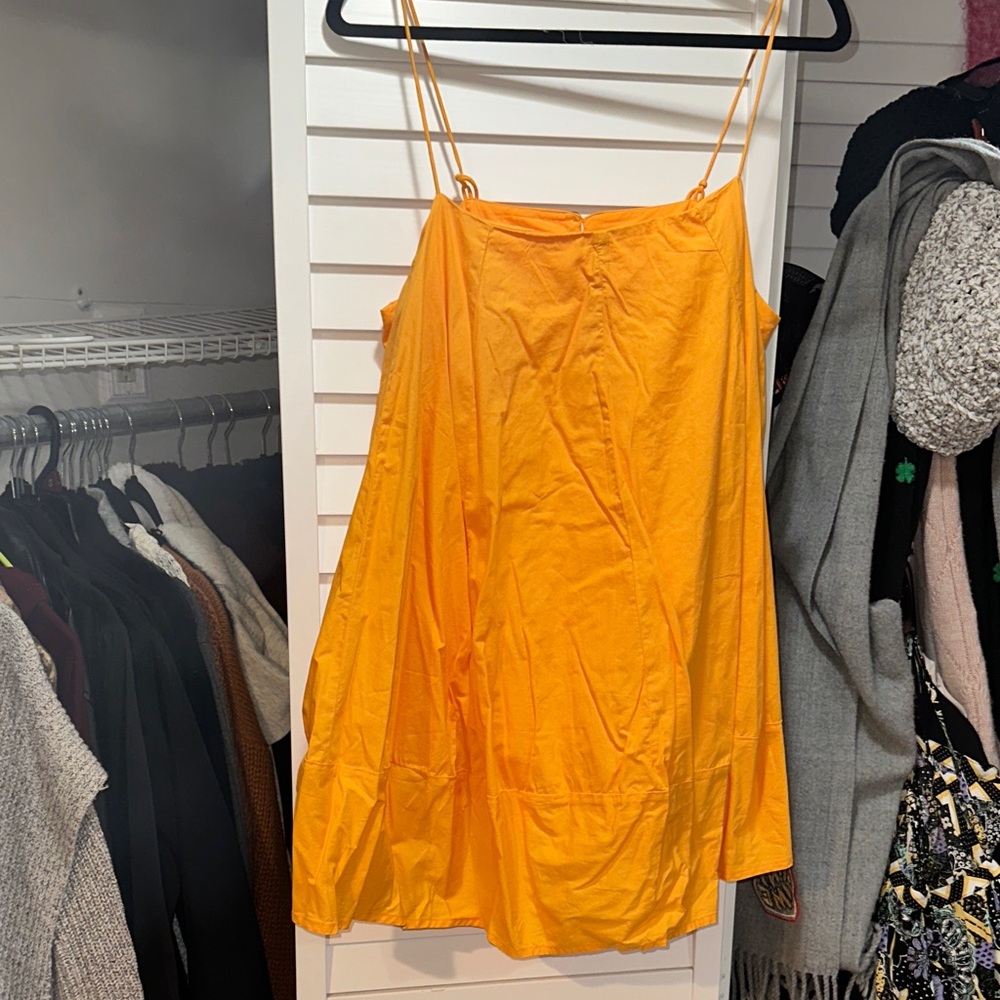Free People Orange Dress